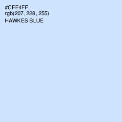 #CFE4FF - Hawkes Blue Color Image